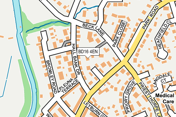 BD16 4EN map - OS OpenMap – Local (Ordnance Survey)