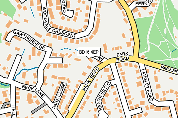 BD16 4EP map - OS OpenMap – Local (Ordnance Survey)