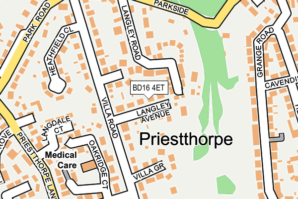 Map of EWEN GODFREY CONSULTANCY SERVICES LTD at local scale