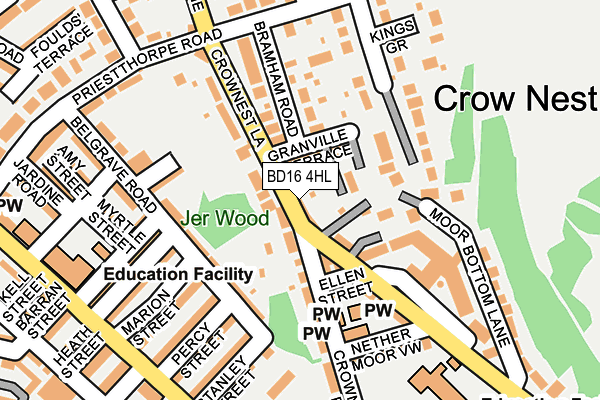 Map of CROWNEST MORTGAGES LIMITED at local scale