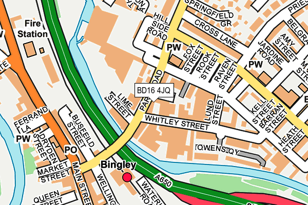 Map of CURTIS & BELL LIMITED at local scale