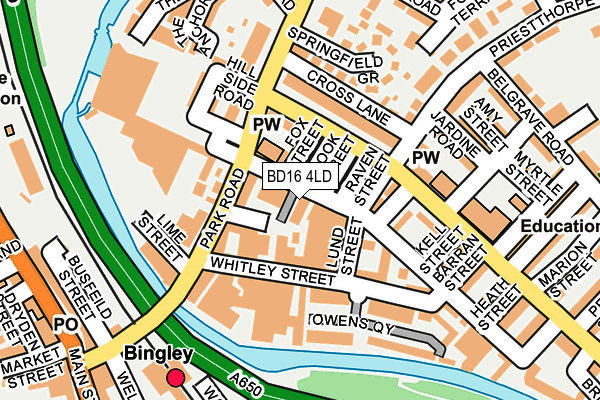 Map of GROVEBRIDGE FINANCIAL LIMITED at local scale