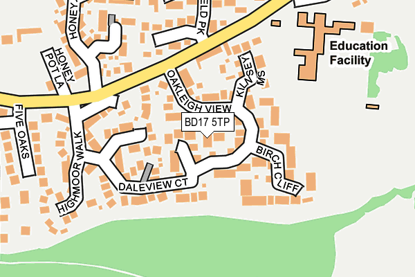 Map of BAILDON ENTERPRISES LLP at local scale
