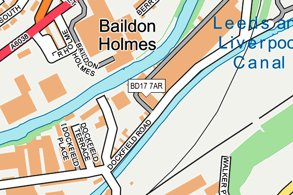 Map of SALTAIRE BREWERY LIMITED at local scale