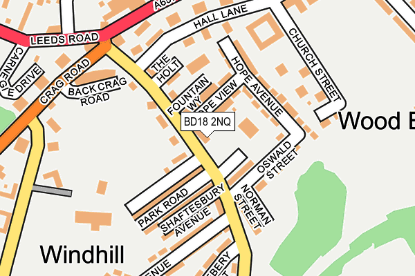 Map of ELISABETH LIMITED at local scale