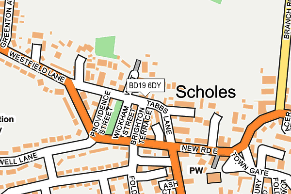 Map of TOP POUNDS AND DIY STORE LIMITED at local scale