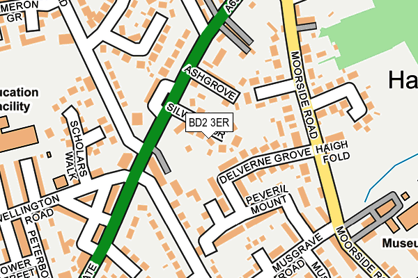 BD2 3ER map - OS OpenMap – Local (Ordnance Survey)