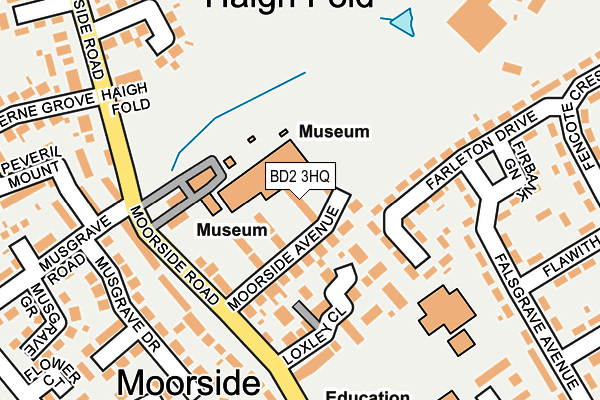 BD2 3HQ map - OS OpenMap – Local (Ordnance Survey)