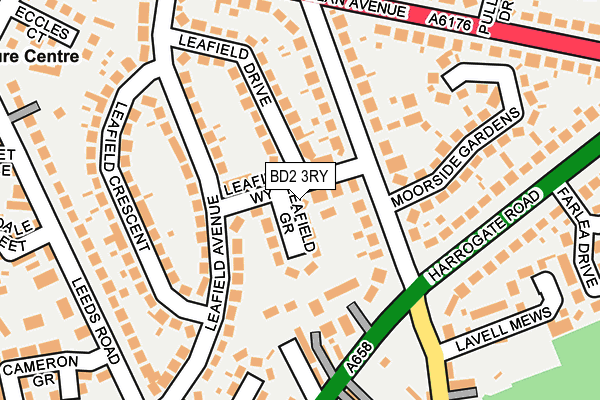 BD2 3RY map - OS OpenMap – Local (Ordnance Survey)