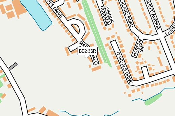 BD2 3SR map - OS OpenMap – Local (Ordnance Survey)