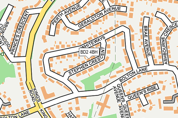 BD2 4BH map - OS OpenMap – Local (Ordnance Survey)