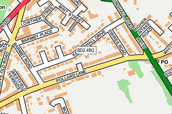 BD2 4BQ map - OS OpenMap – Local (Ordnance Survey)