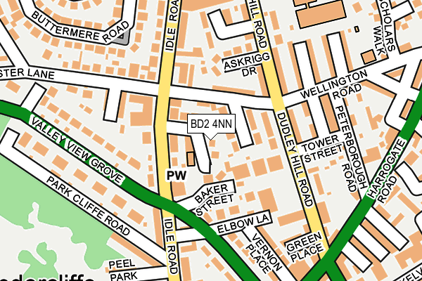 BD2 4NN map - OS OpenMap – Local (Ordnance Survey)