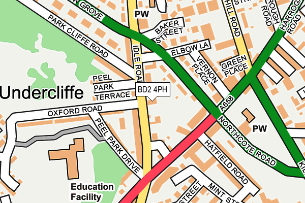 BD2 4PH map - OS OpenMap – Local (Ordnance Survey)