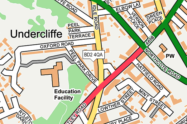 Map of KK DRIVE LEEDS LIMITED at local scale