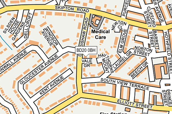 BD20 0BH map - OS OpenMap – Local (Ordnance Survey)