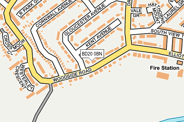 BD20 0BN map - OS OpenMap – Local (Ordnance Survey)