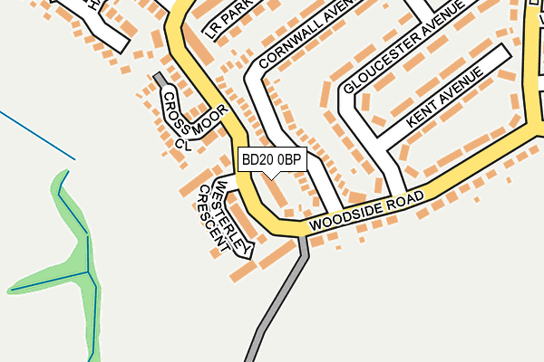 BD20 0BP map - OS OpenMap – Local (Ordnance Survey)