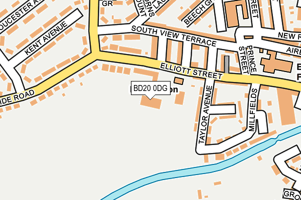 BD20 0DG map - OS OpenMap – Local (Ordnance Survey)