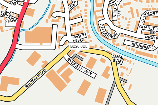 Map of VACFORM COMPOSITES LIMITED at local scale