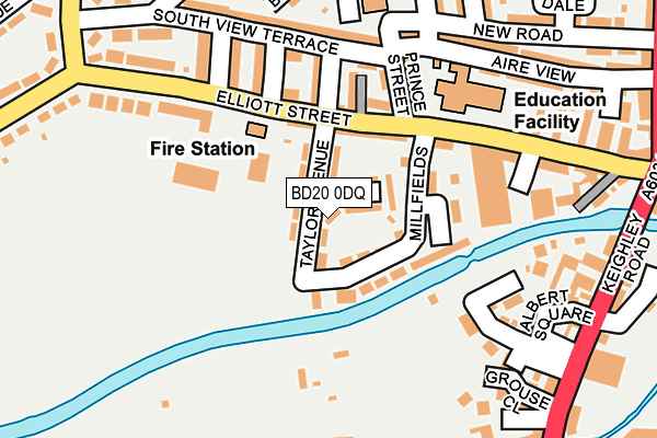 BD20 0DQ map - OS OpenMap – Local (Ordnance Survey)