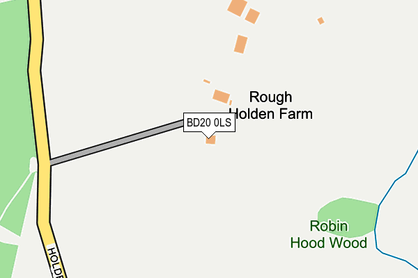 BD20 0LS map - OS OpenMap – Local (Ordnance Survey)