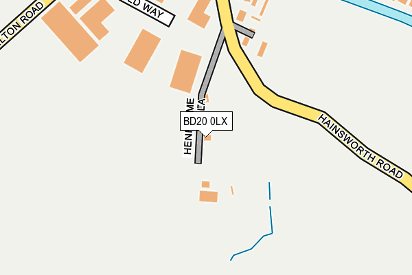 BD20 0LX map - OS OpenMap – Local (Ordnance Survey)