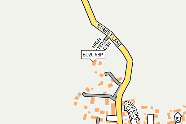 BD20 5BP map - OS OpenMap – Local (Ordnance Survey)