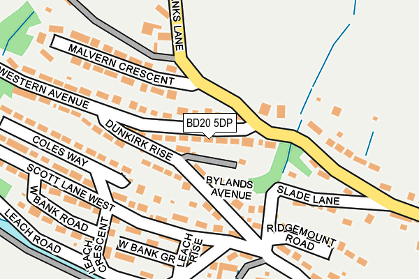 BD20 5DP map - OS OpenMap – Local (Ordnance Survey)