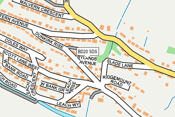 BD20 5DS map - OS OpenMap – Local (Ordnance Survey)