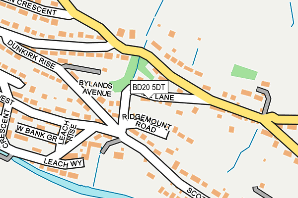 BD20 5DT map - OS OpenMap – Local (Ordnance Survey)