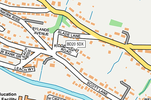 BD20 5DX map - OS OpenMap – Local (Ordnance Survey)