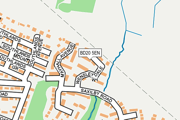 BD20 5EN map - OS OpenMap – Local (Ordnance Survey)