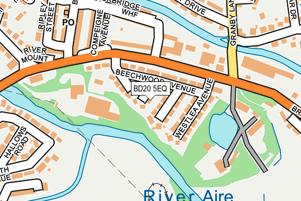 BD20 5EQ map - OS OpenMap – Local (Ordnance Survey)