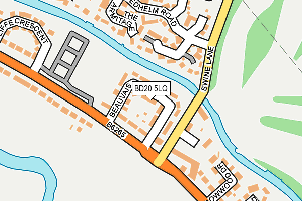 BD20 5LQ map - OS OpenMap – Local (Ordnance Survey)