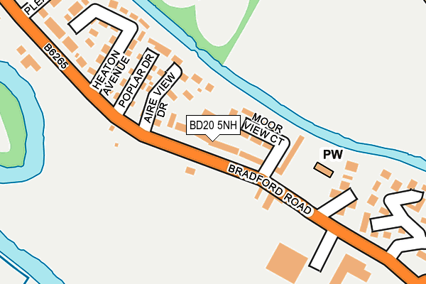 BD20 5NH map - OS OpenMap – Local (Ordnance Survey)