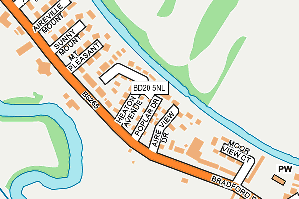 BD20 5NL map - OS OpenMap – Local (Ordnance Survey)