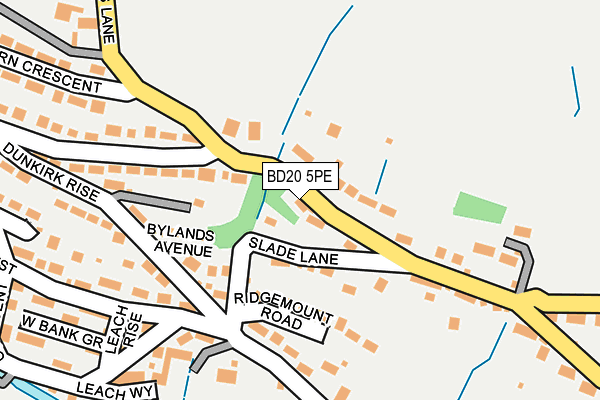 BD20 5PE map - OS OpenMap – Local (Ordnance Survey)