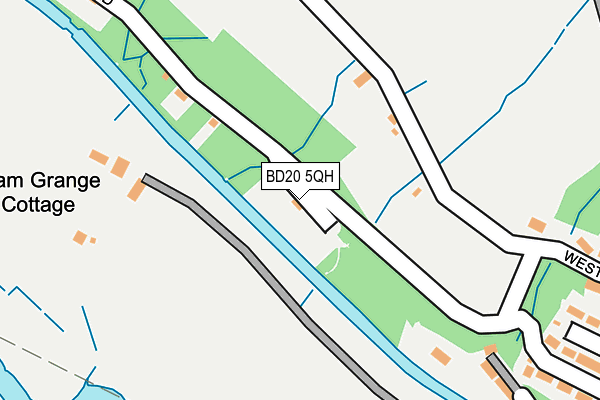 BD20 5QH map - OS OpenMap – Local (Ordnance Survey)