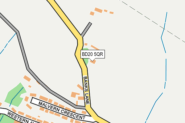 BD20 5QR map - OS OpenMap – Local (Ordnance Survey)