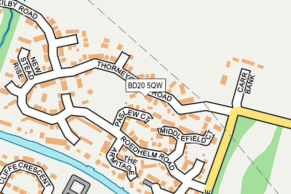 BD20 5QW map - OS OpenMap – Local (Ordnance Survey)