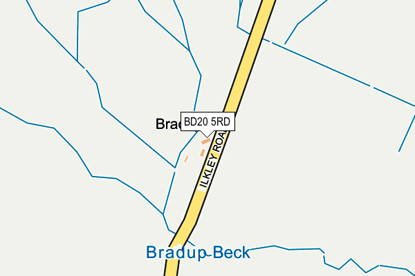 BD20 5RD map - OS OpenMap – Local (Ordnance Survey)