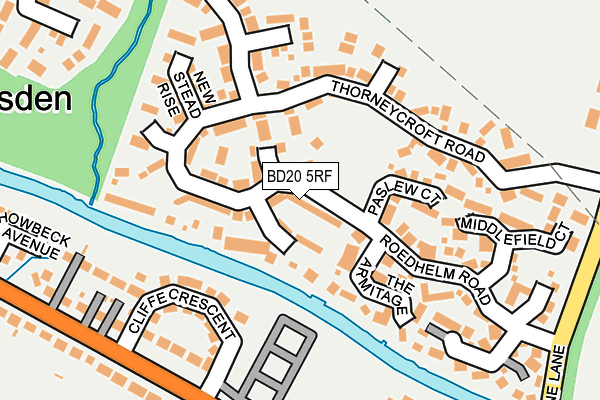 BD20 5RF map - OS OpenMap – Local (Ordnance Survey)
