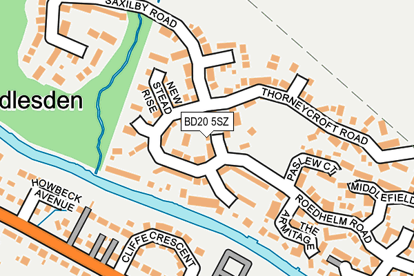 BD20 5SZ map - OS OpenMap – Local (Ordnance Survey)