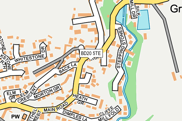 BD20 5TE map - OS OpenMap – Local (Ordnance Survey)