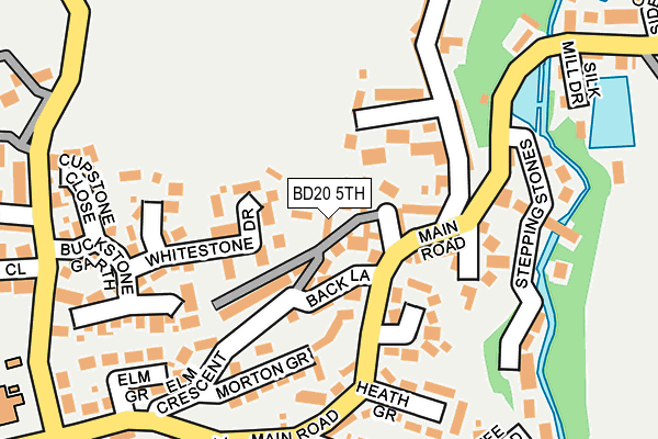 BD20 5TH map - OS OpenMap – Local (Ordnance Survey)