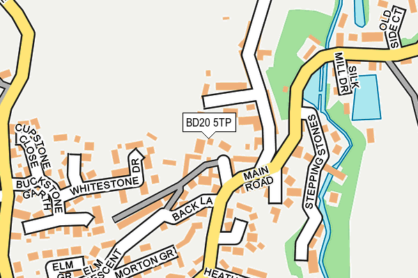 BD20 5TP map - OS OpenMap – Local (Ordnance Survey)