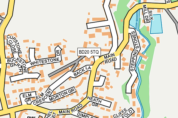 BD20 5TQ map - OS OpenMap – Local (Ordnance Survey)
