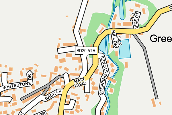 BD20 5TR map - OS OpenMap – Local (Ordnance Survey)