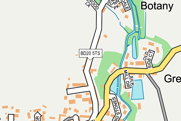 BD20 5TS map - OS OpenMap – Local (Ordnance Survey)